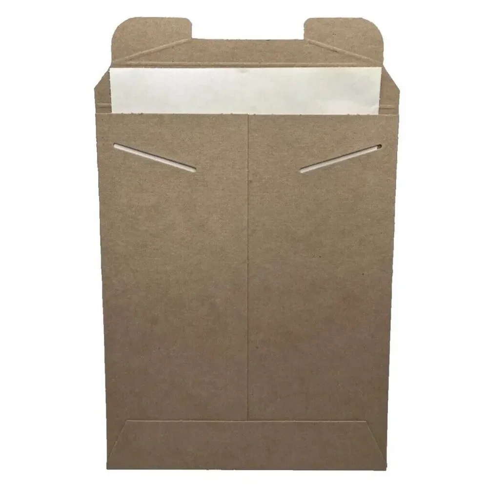 Uline Kraft Tab Locking Stayflats®‎ #5 - 9 3⁄4 x 12 1⁄4